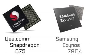 Qualcomm Snapdragon 675 vs Samsung Exynos 7904 - ¿Cuál es mejor?