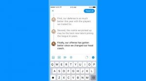Twitter presenta Threads para facilitarle el 'Tweetstorming'