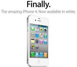 ¡Finalmente!  iPhone 4 en blanco ya está disponible